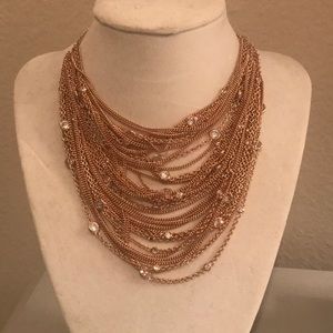 Kendra Scott Anastasia necklace in rose gold